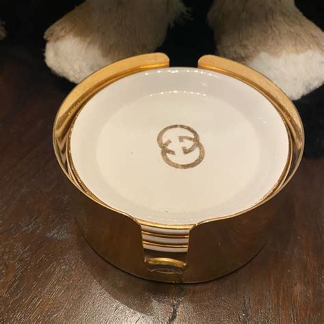 gucci coaster|gucci dining set.